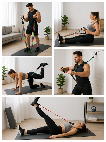 11 Piece Gym Power Resistance Band (PB-101)